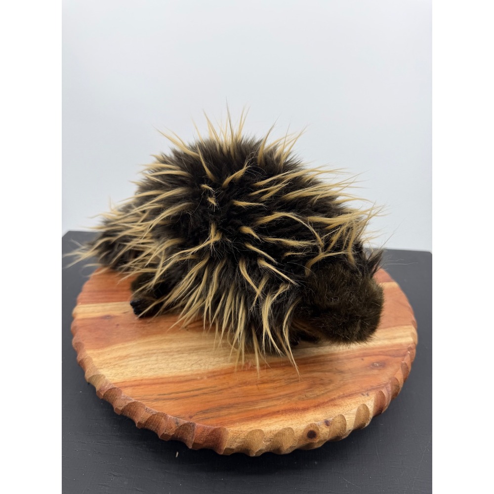 Folkmanis Porcupine Hand Puppet Kids OS Brown Realistic Plush Interactive Toy